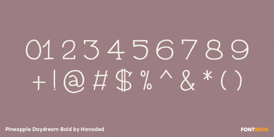 Pineapple Daydream Bold Font Poster #4