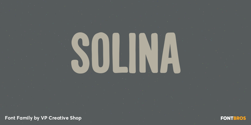 Solina Font Poster