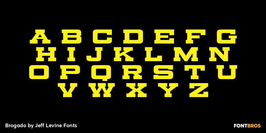 Brogado Font Poster #3