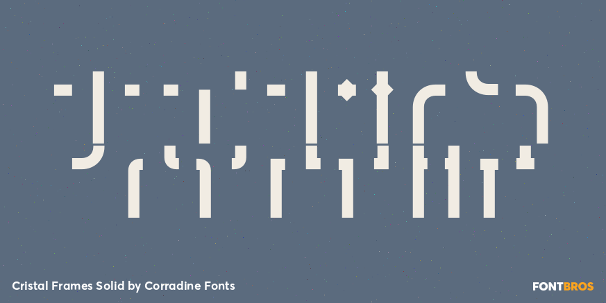 Cristal Frames Solid Font Poster #2