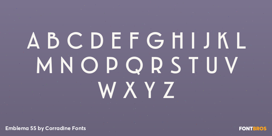 Emblema 55 Font Poster #2