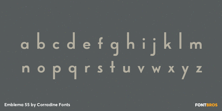 Emblema 55 Font Poster #3