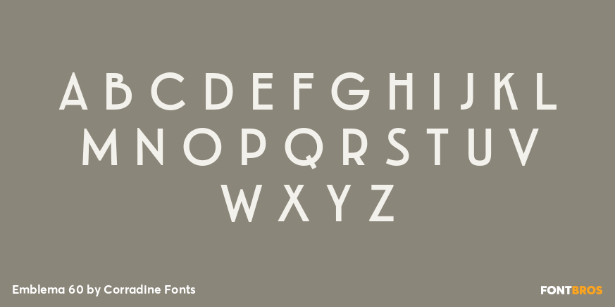 Emblema 60 Font Poster #2