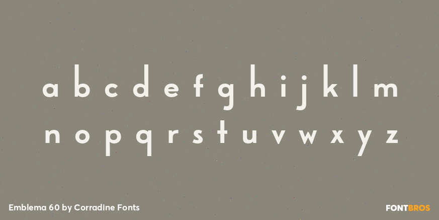 Emblema 60 Font Poster #3