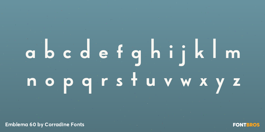 Emblema 60 Font Poster #1