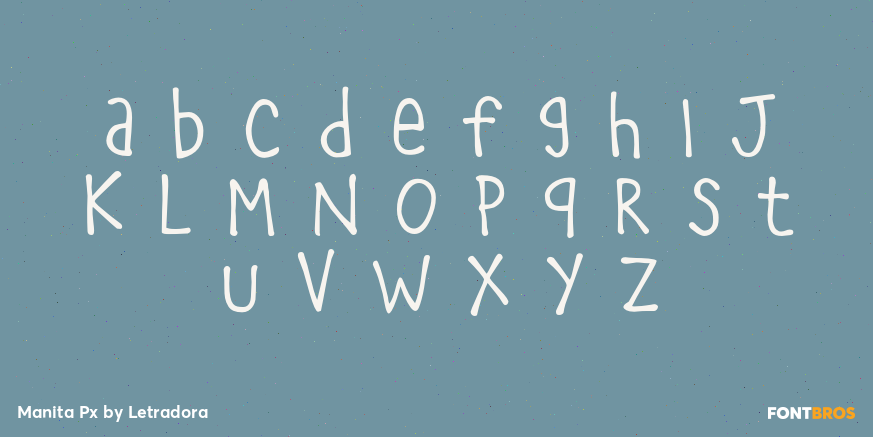 Manita Px Font Poster #2