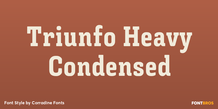Triunfo Heavy Condensed Poster