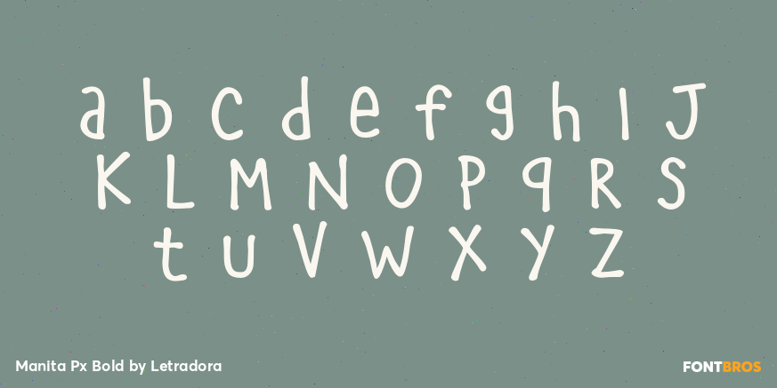 Manita Px Bold Font Poster #2