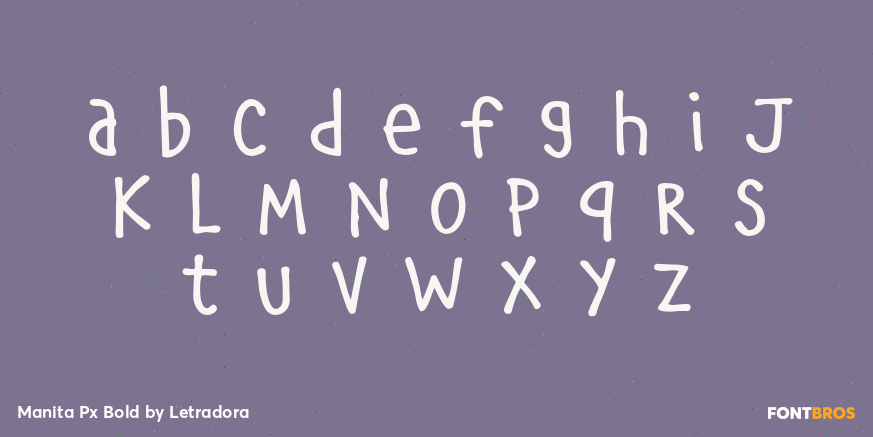 Manita Px Bold Font Poster #3