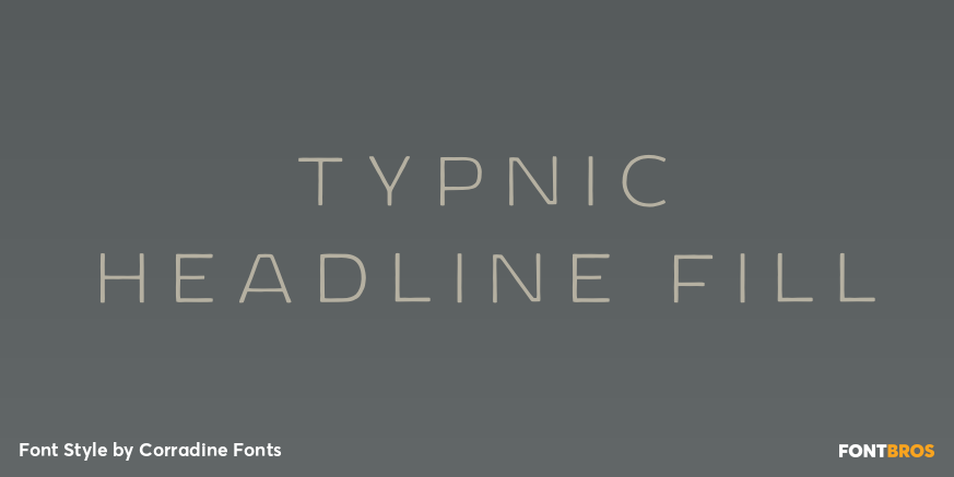 Typnic Headline Fill Poster
