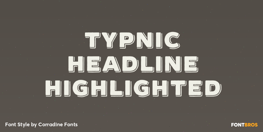 Typnic Headline Highlighted Poster