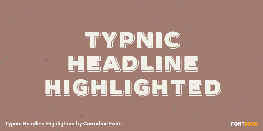Typnic Headline Highlighted Poster