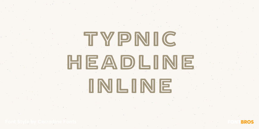 Typnic Headline Inline Poster