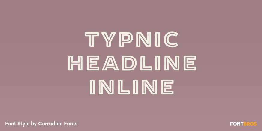 Typnic Headline Inline Poster