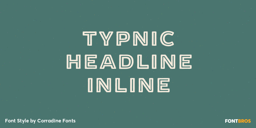 Typnic Headline Inline Poster