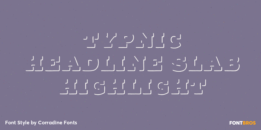 Typnic Headline Slab Highlight Poster