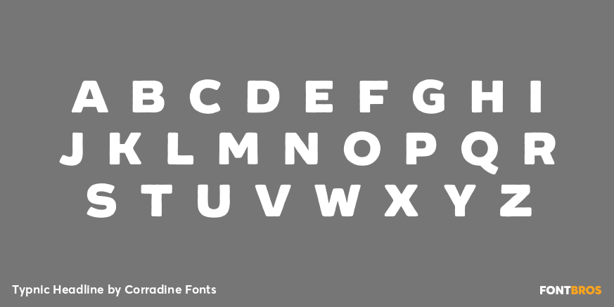 Typnic Headline Font Poster #3