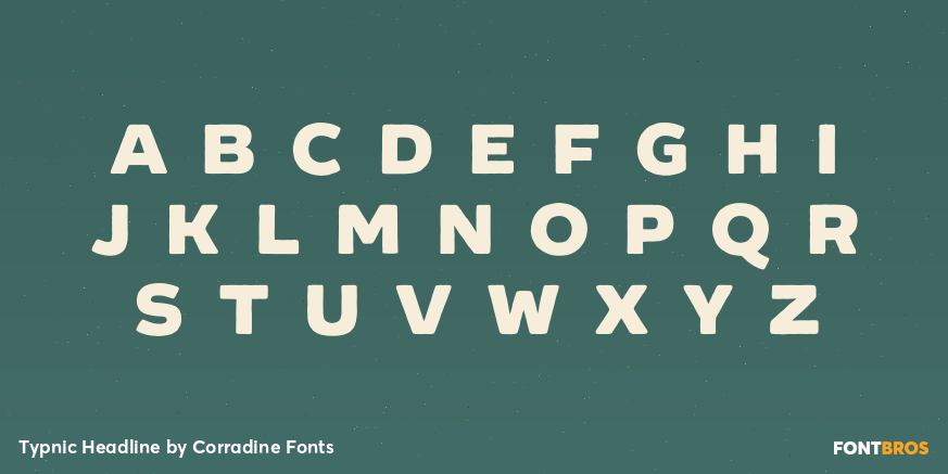 Typnic Headline Font Poster #1