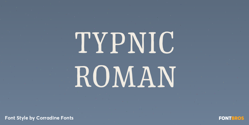 Typnic Roman Poster