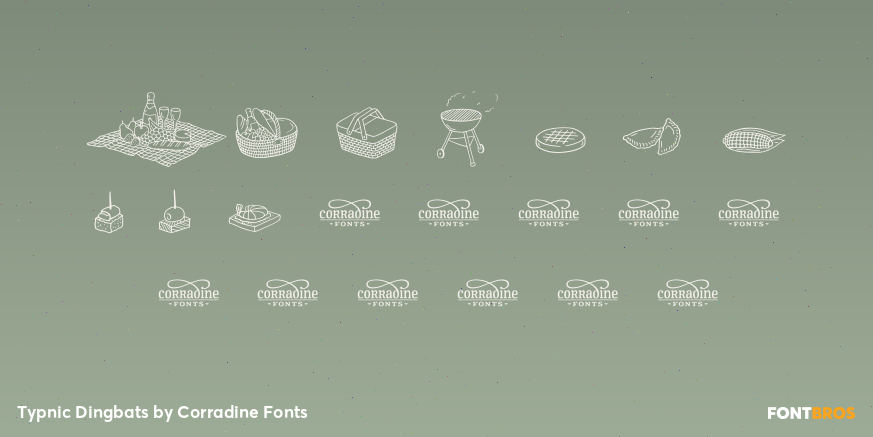 Typnic Dingbats Font Poster #4