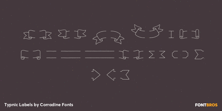 Typnic Labels Font Poster #2