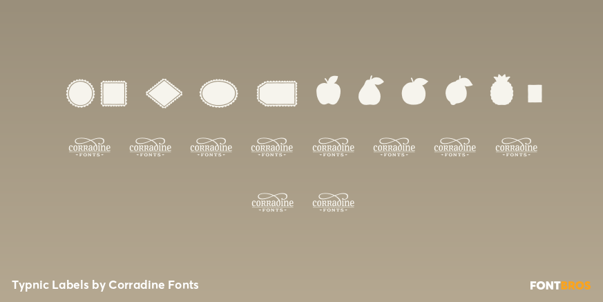 Typnic Labels Font Poster #4