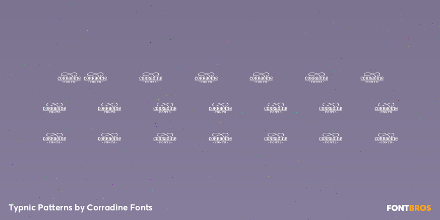 Typnic Patterns Font Poster #4