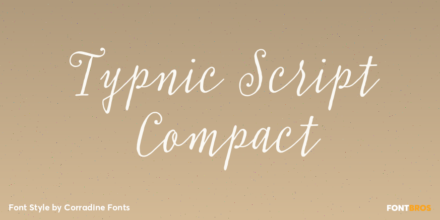 Typnic Script Compact Poster