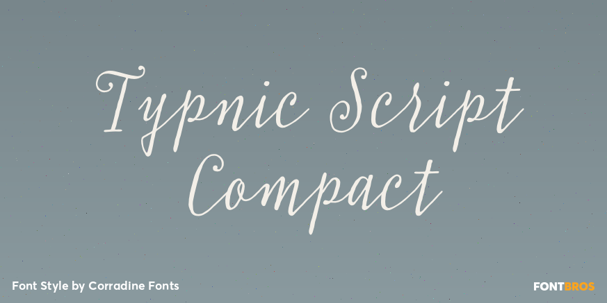 Typnic Script Compact Poster