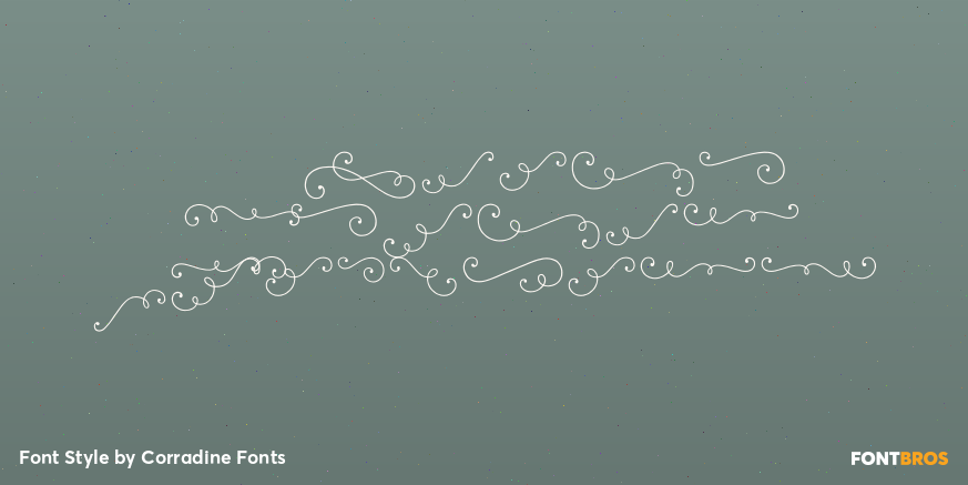 Typnic Script Ornaments Poster