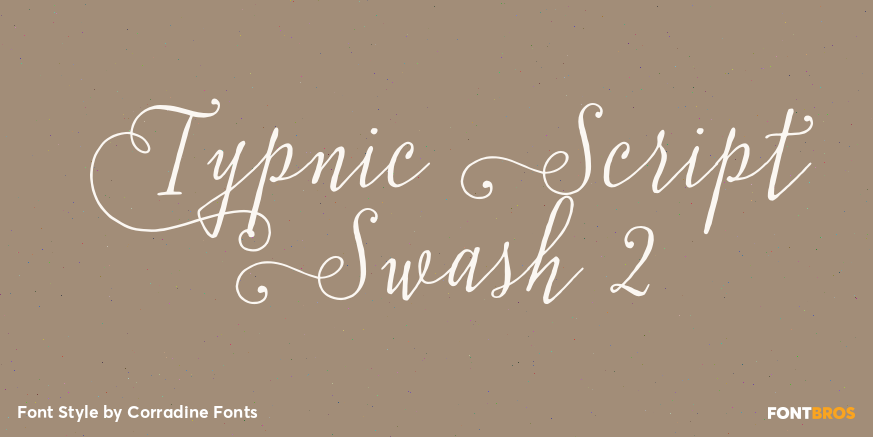 Typnic Script Swash 2 Poster