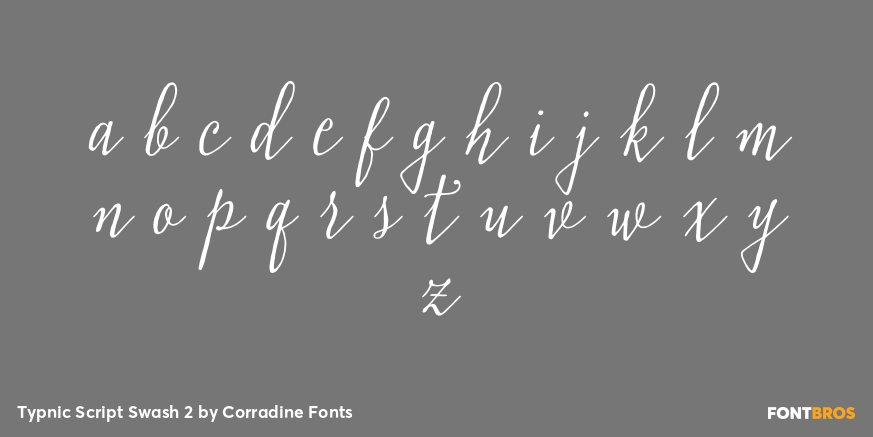 Typnic Script Swash 2 Font Poster #3