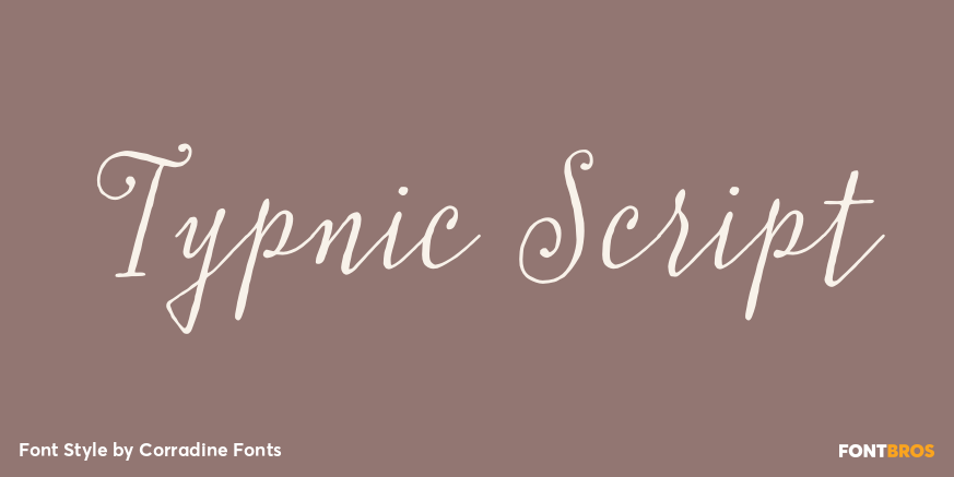 Typnic Script Poster