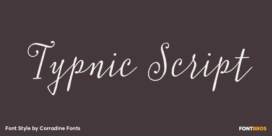 Typnic Script Poster