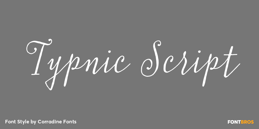 Typnic Script Poster