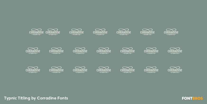 Typnic Titling Font Poster #4