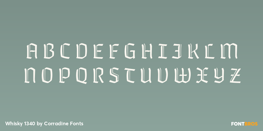 Whisky 1340 Font Poster #2