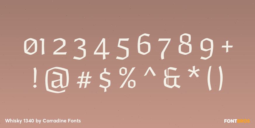 Whisky 1340 Font Poster #4