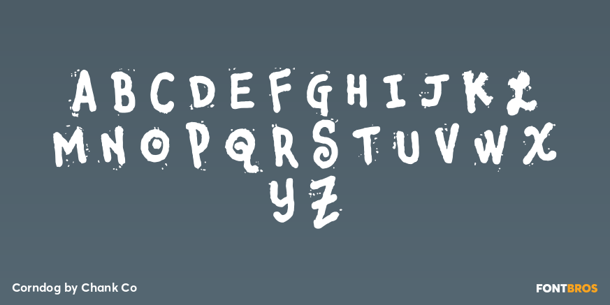 Corndog Font Poster #2