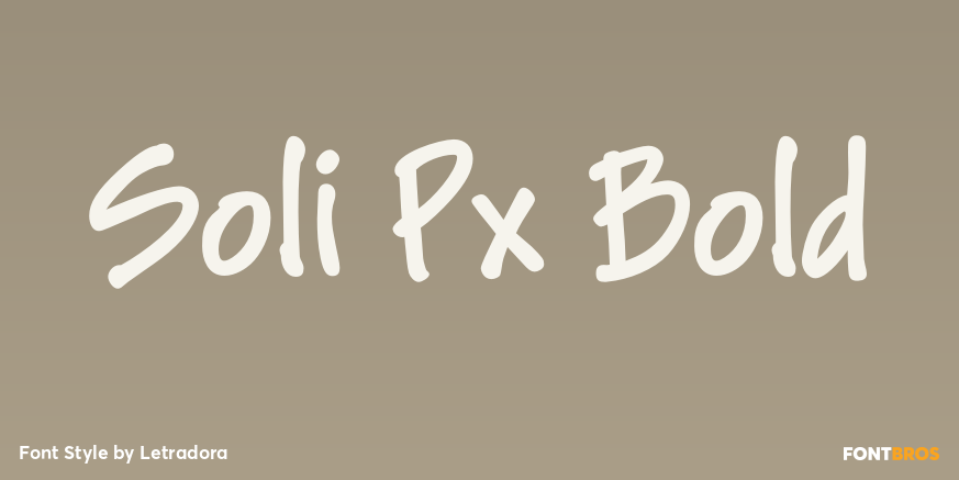 Soli Px Bold Font Poster #1