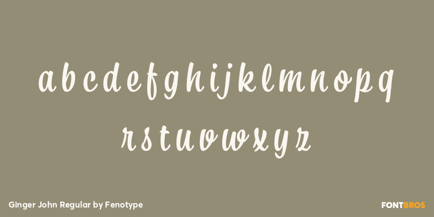 Ginger John Regular Font Poster #3