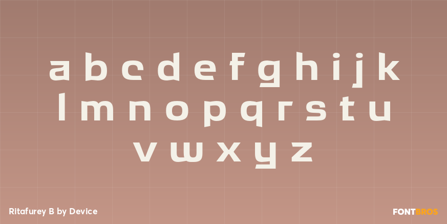 Ritafurey B Font Poster #3