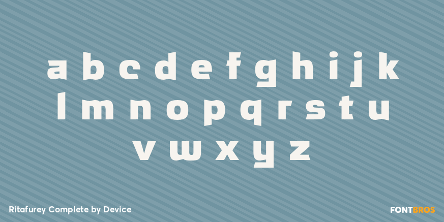 Ritafurey Complete Font Poster #3