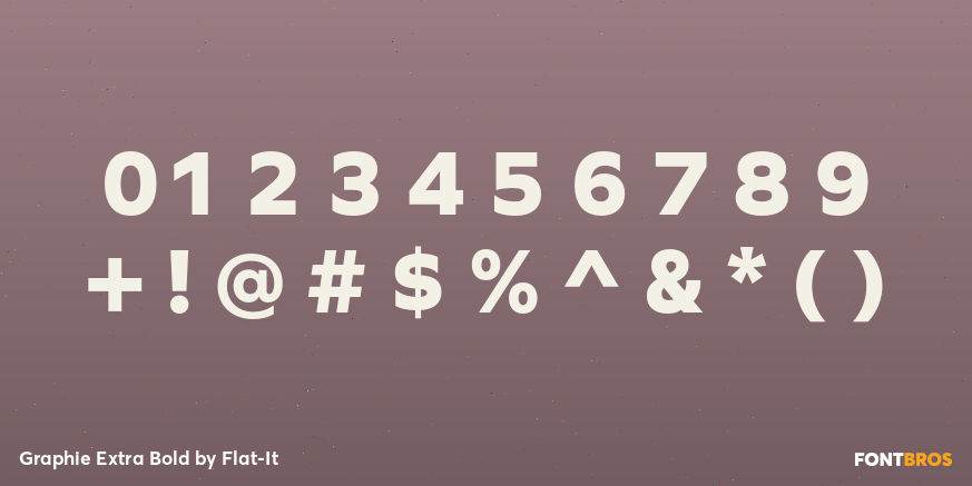 Graphie Extra Bold Font Poster #4