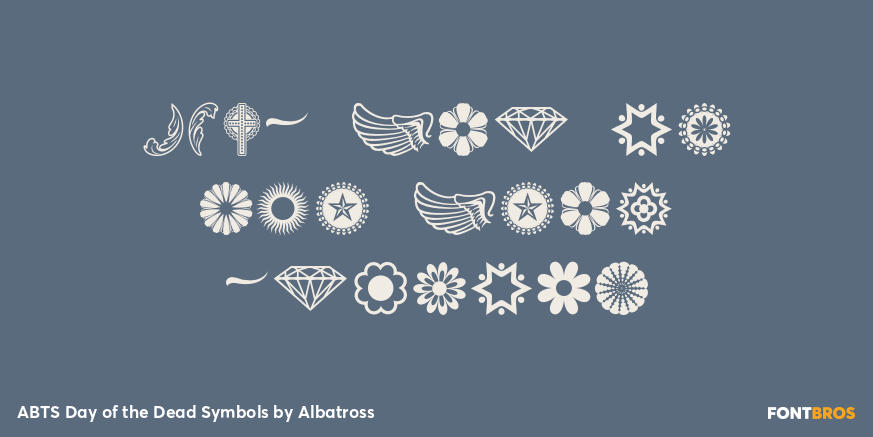 ABTS Day of the Dead Symbols Poster