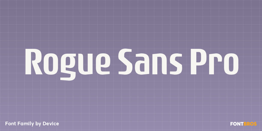 Rogue Sans Pro Font Poster #1