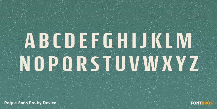 Rogue Sans Pro Font Poster #1