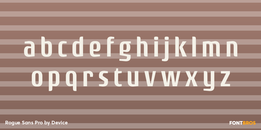 Rogue Sans Pro Font Poster #1