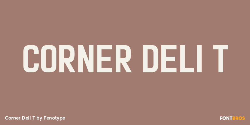 Corner Deli T Font Poster #1