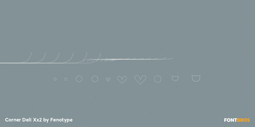 Corner Deli Xx2 Font Poster #2